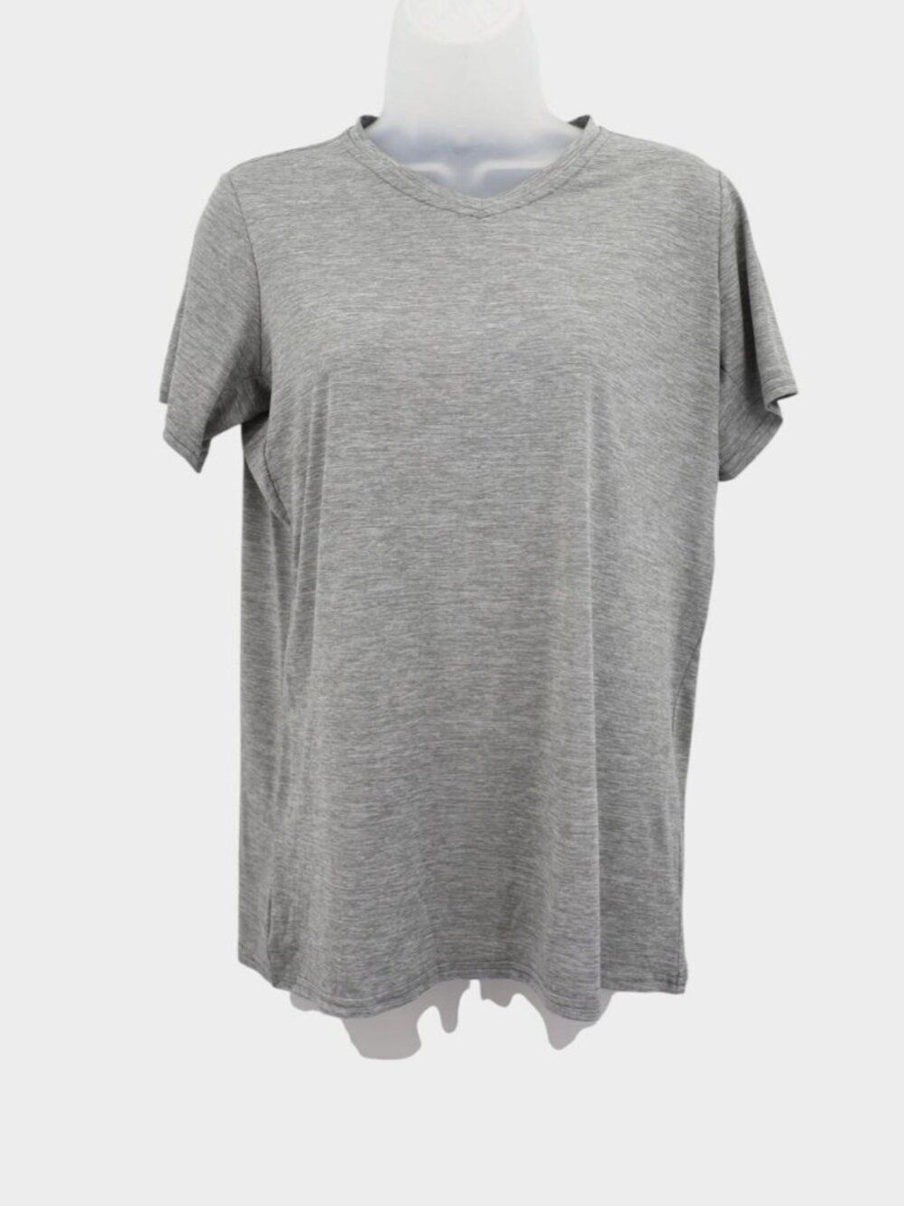 Patagonia Women Capilene Daily Baselayer V-Neck T-Shirt Feather Grey Size M